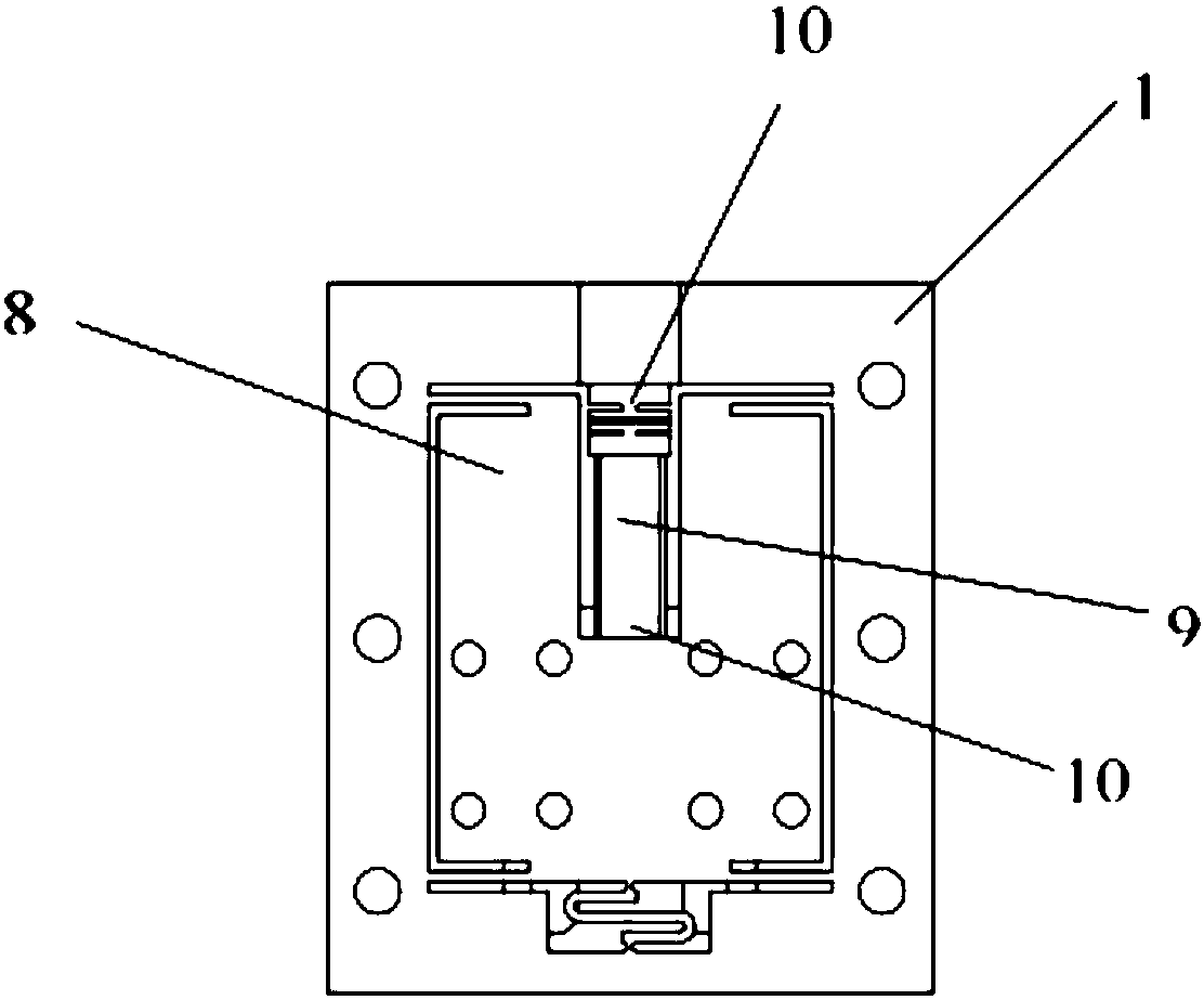 High-frequency micro-moving electrode precision clamp