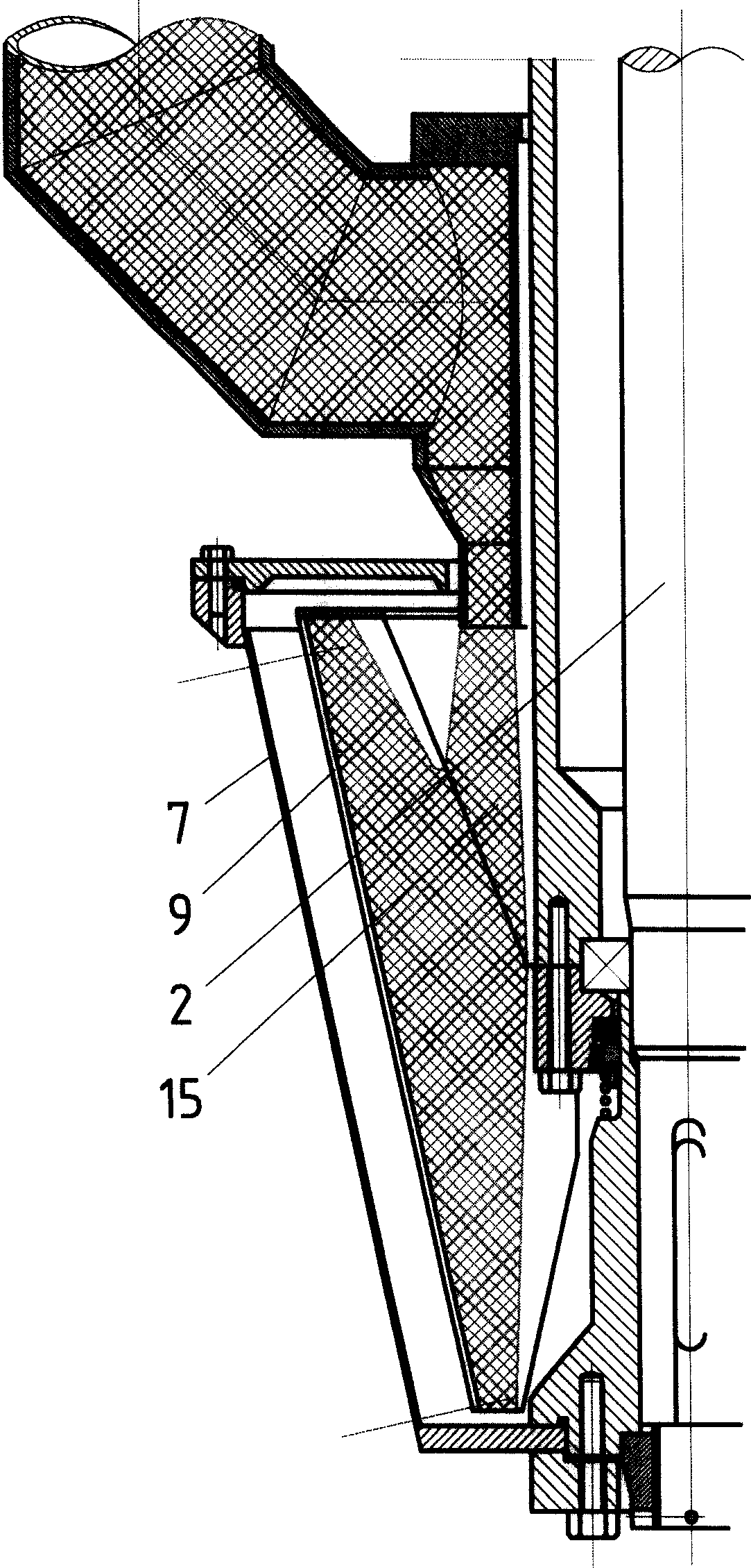 Granulation spray nozzle differential rotating granulation