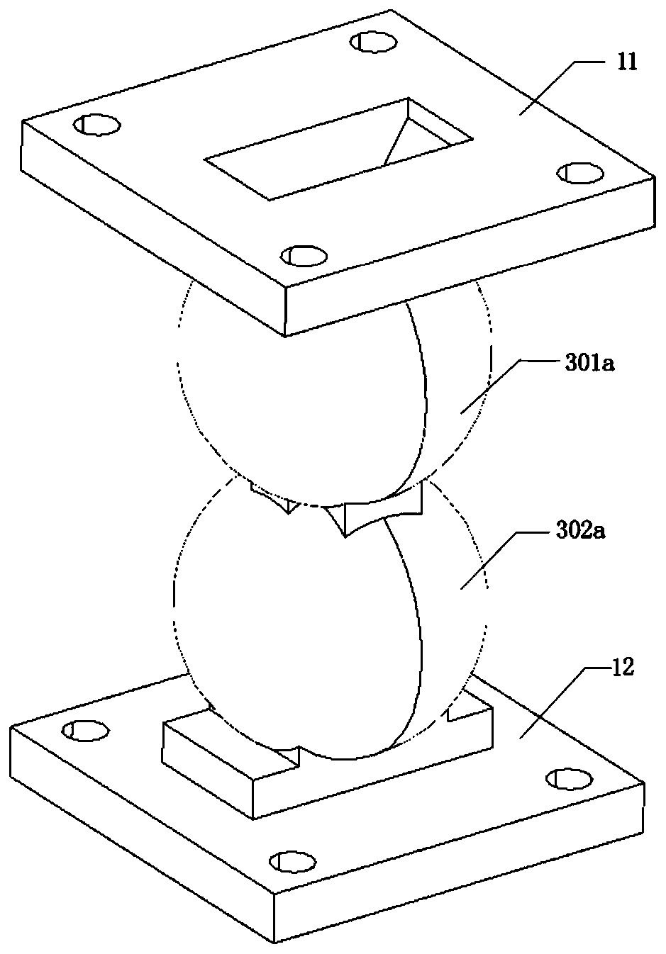 Deformed ellipsoidal resonant cavity and tuning-free dual-mode waveguide filter based on same