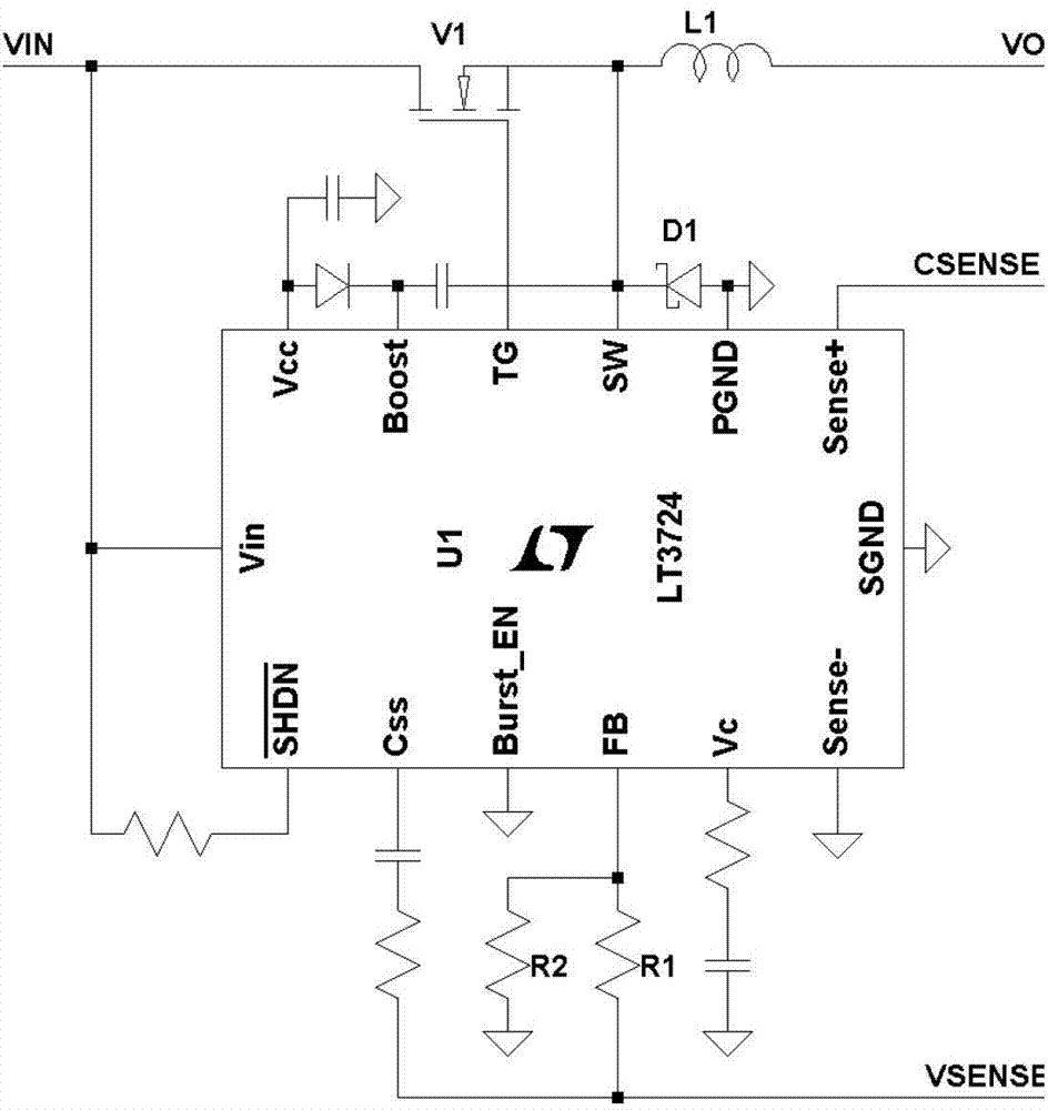 Super capacitor charging circuit