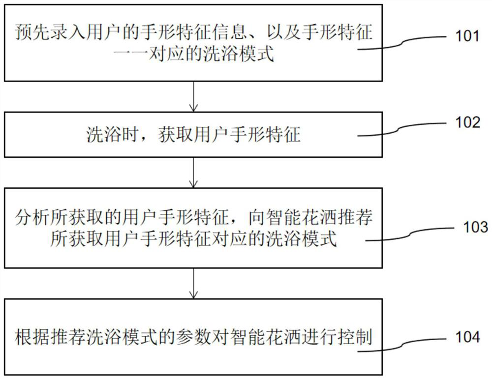 Intelligent shower head system and method for controlling intelligent shower head