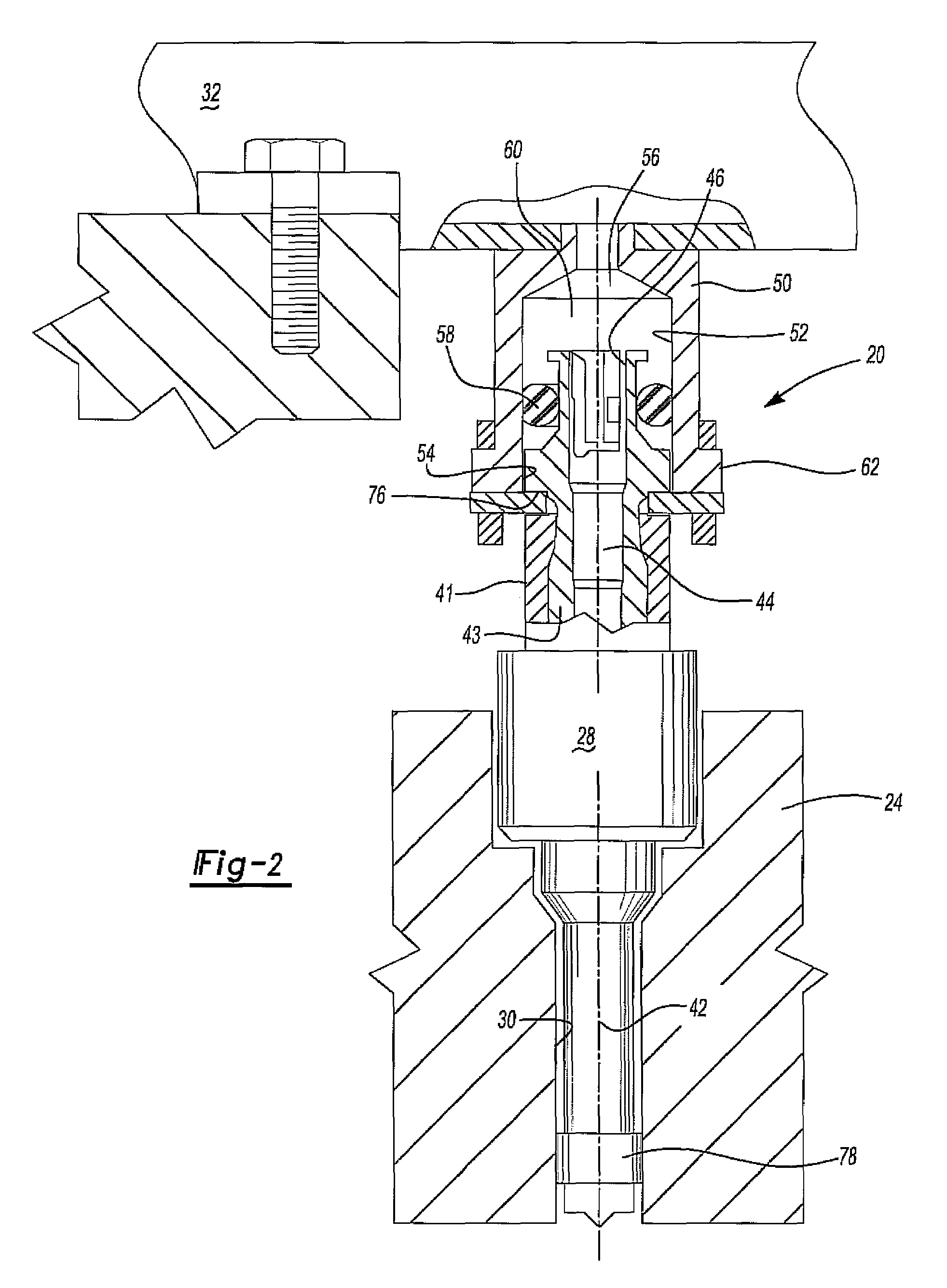 Method and apparatus for attenuating fuel pump noise in a direct injection internal combustion chamber