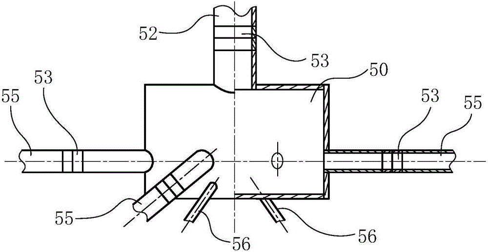 Water spraying and cooling system for bearing test of free high-temperature compression member