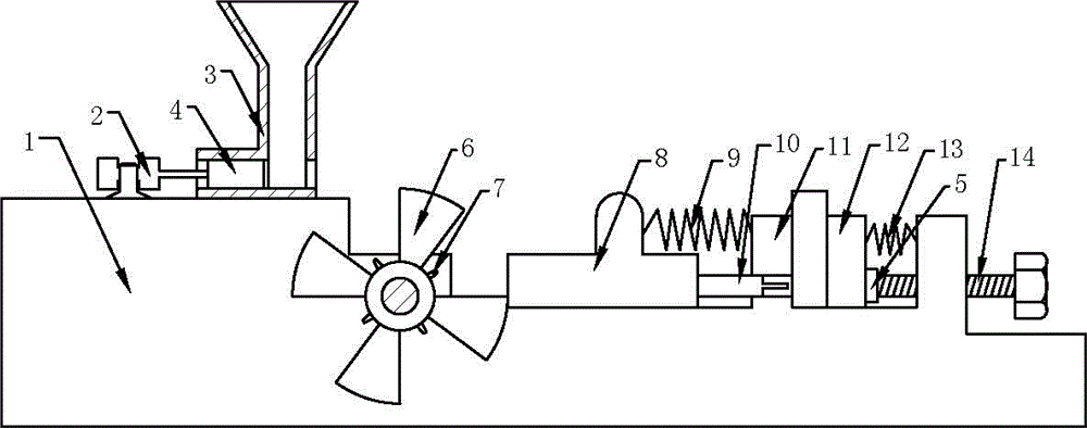 Reciprocating type punching device