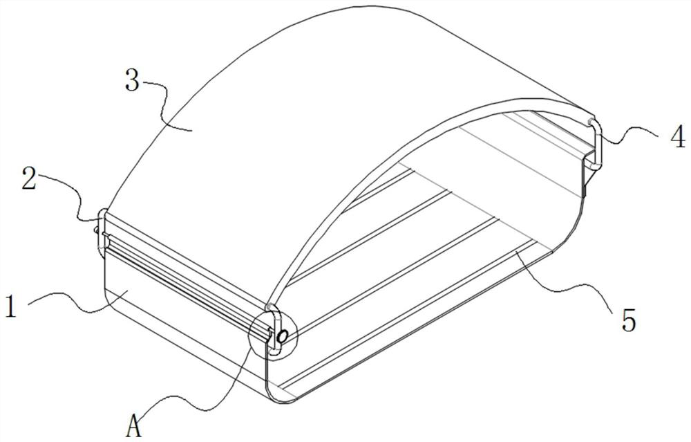 A breast cancer postoperative dressing device for oncology radiotherapy department nursing