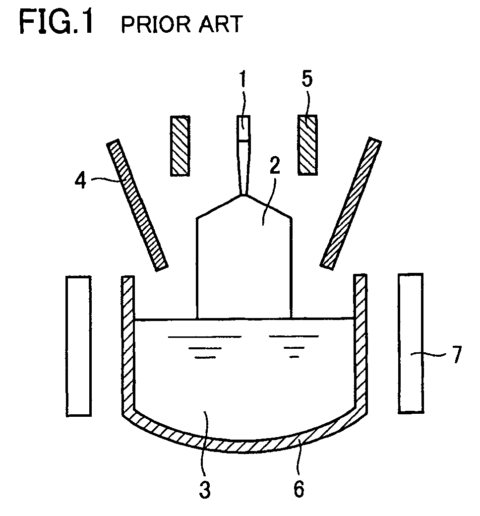Melt surface position monitoring apparatus in silicon single crystal growth process
