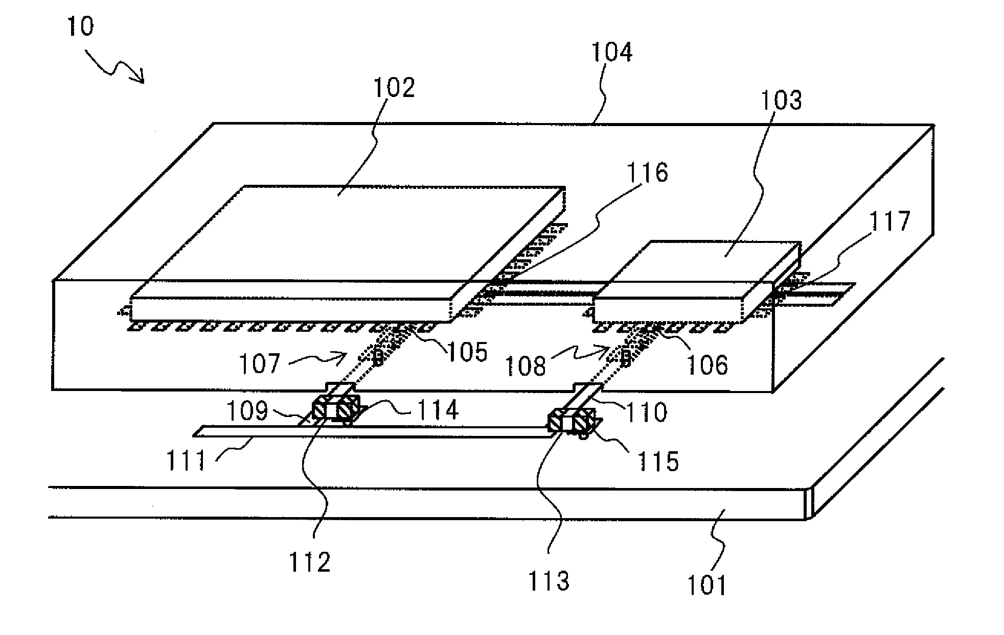 Printed circuit board and optical transmission device