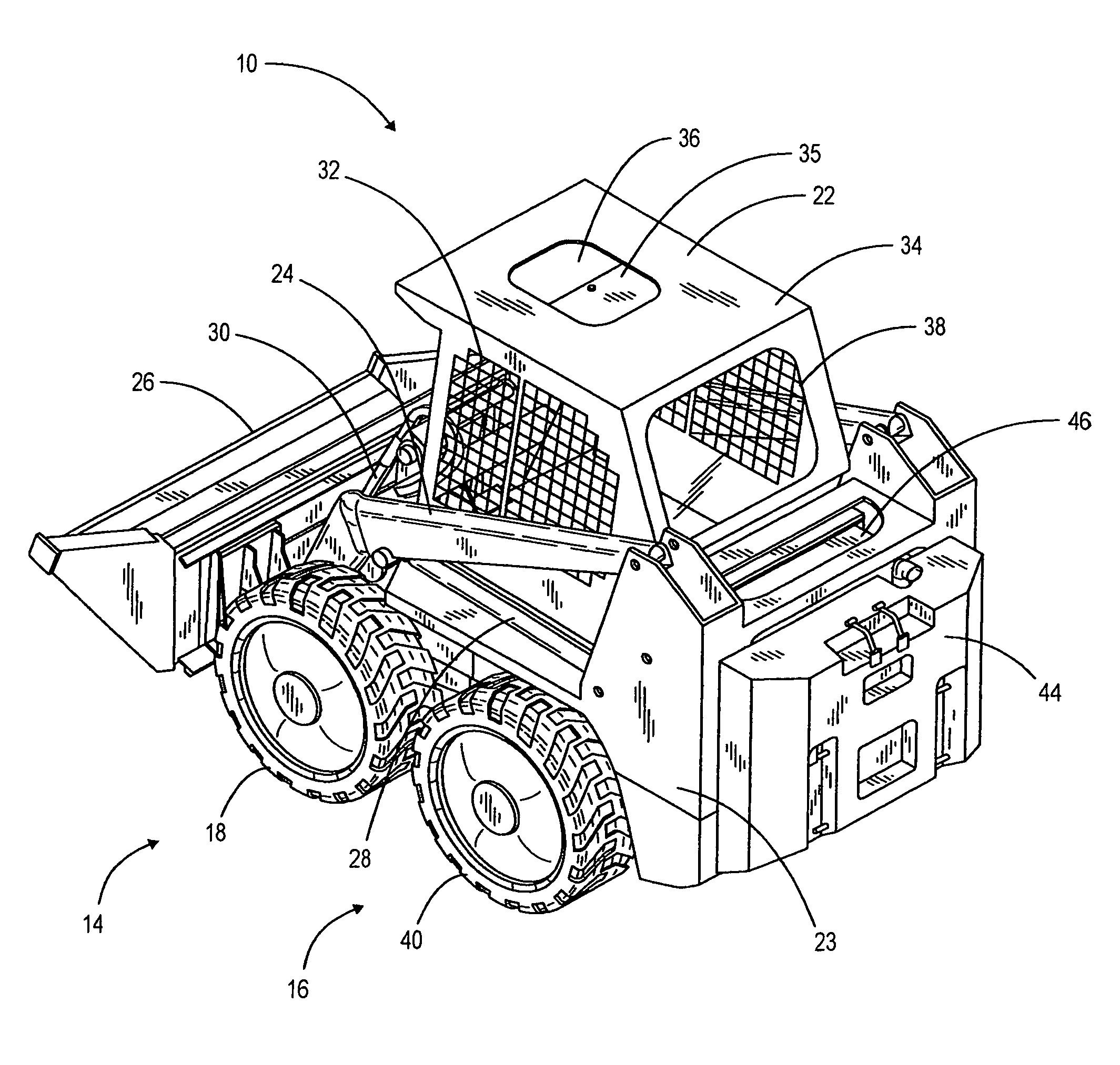 Extendable frame work vehicle having lift member movable in a true vertical fashion