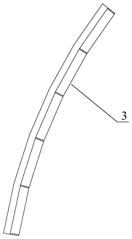 Fabricated formwork of egg-shaped tunnel and lining method of egg-shaped tunnel