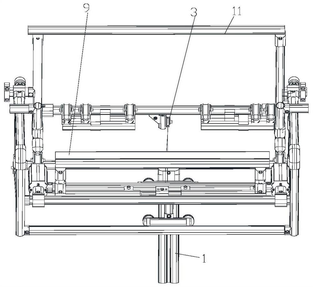 Material receiving buffer mechanism