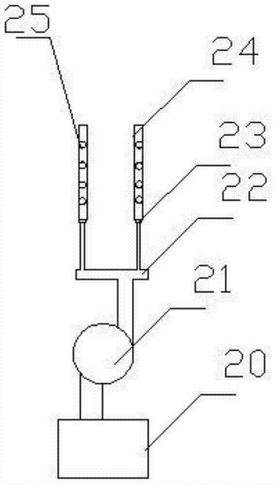 Paint spraying device for furniture