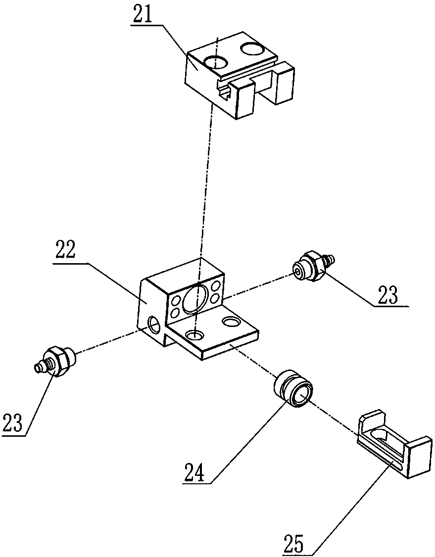 PCB substrate conveying mechanism for chip mounter