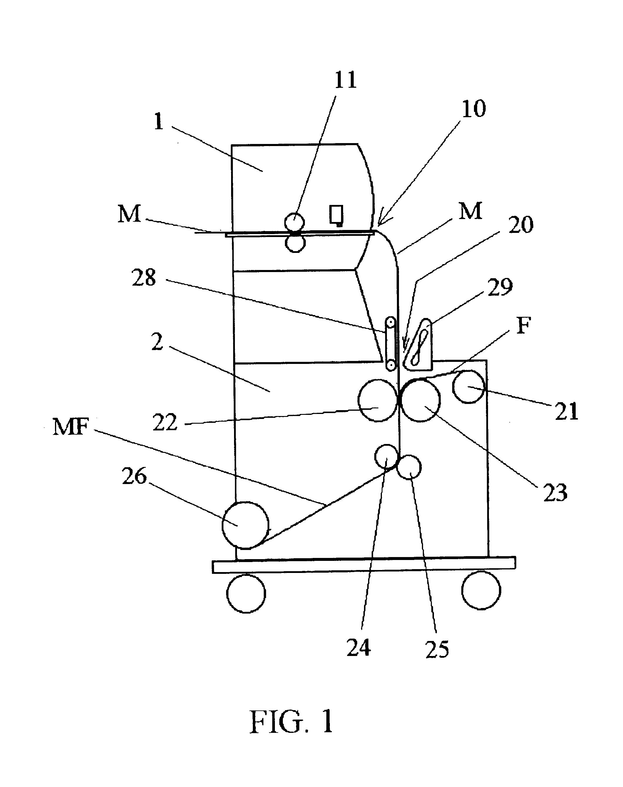 Printing apparatus and a method for loading media in said apparatus
