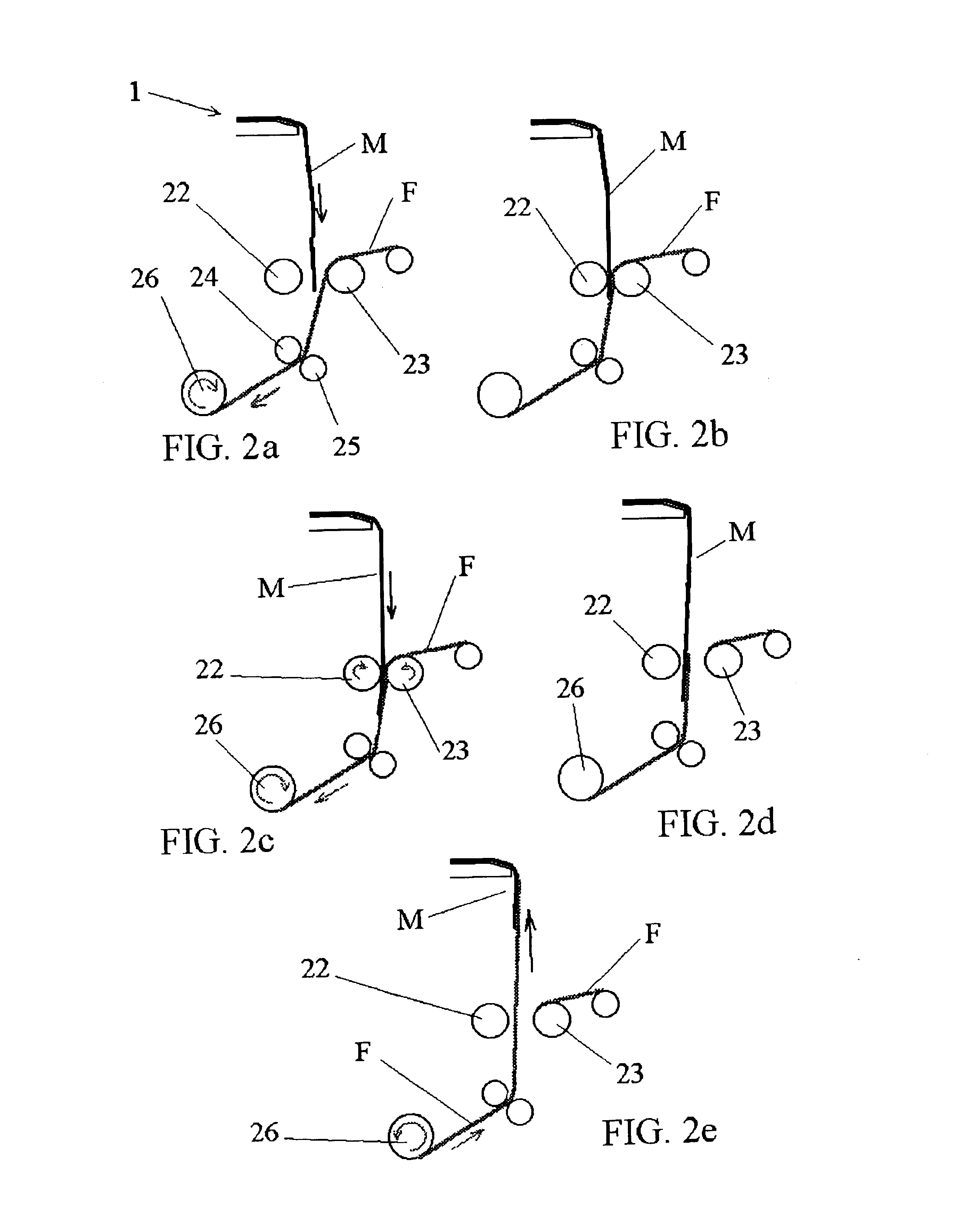 Printing apparatus and a method for loading media in said apparatus