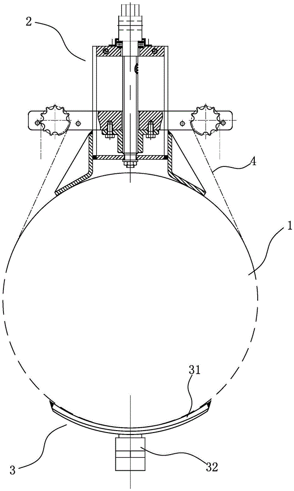 A ball-lock type rush-repair plugging plate and a method for rush-repairing pipelines using it