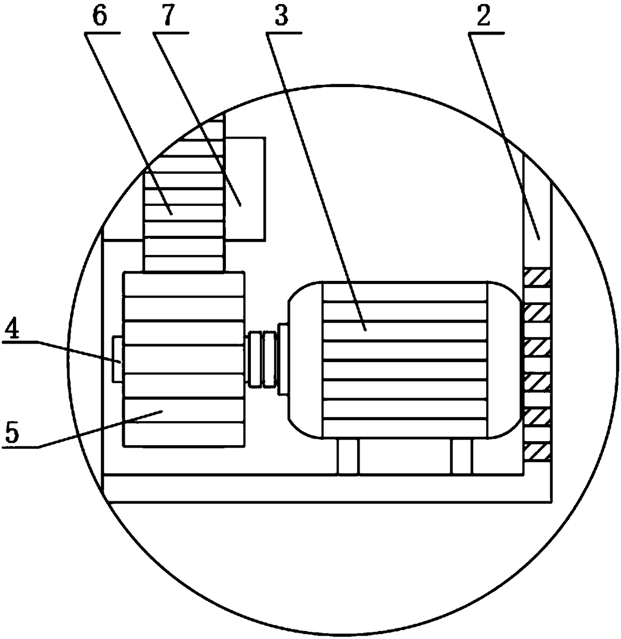 Coarse powder fine grinding device for production of iron hook castables