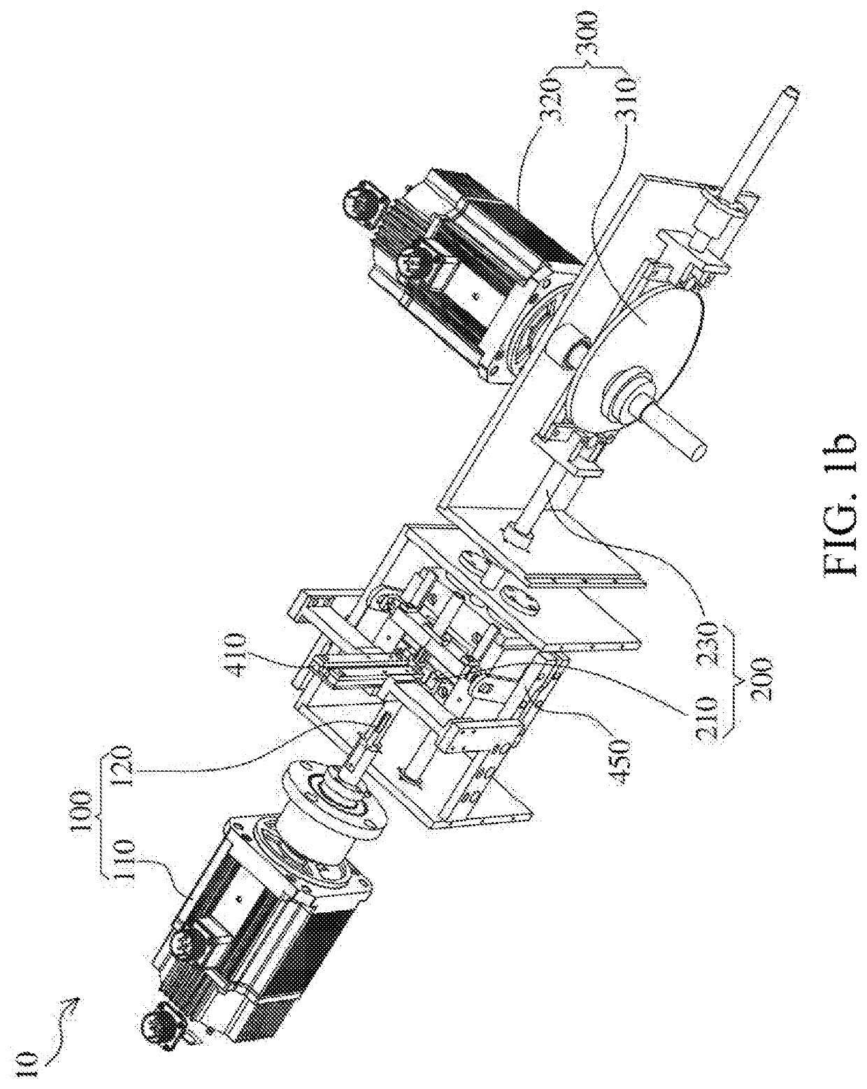 Automatic nut tapping equipment