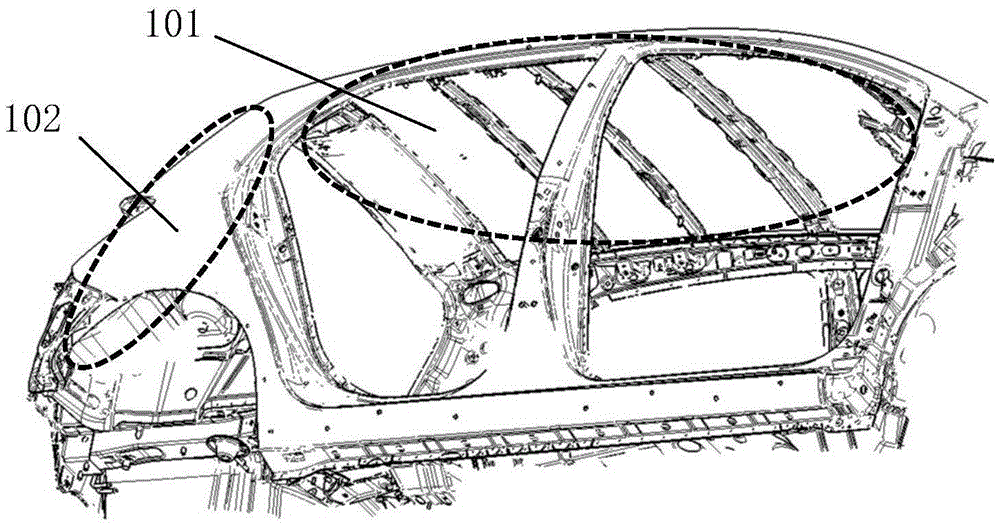 A polymer battery car frame