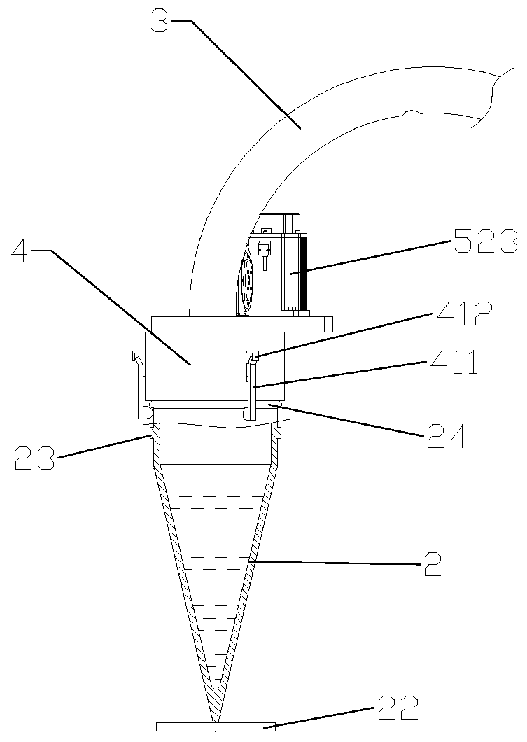 Air sample collecting device