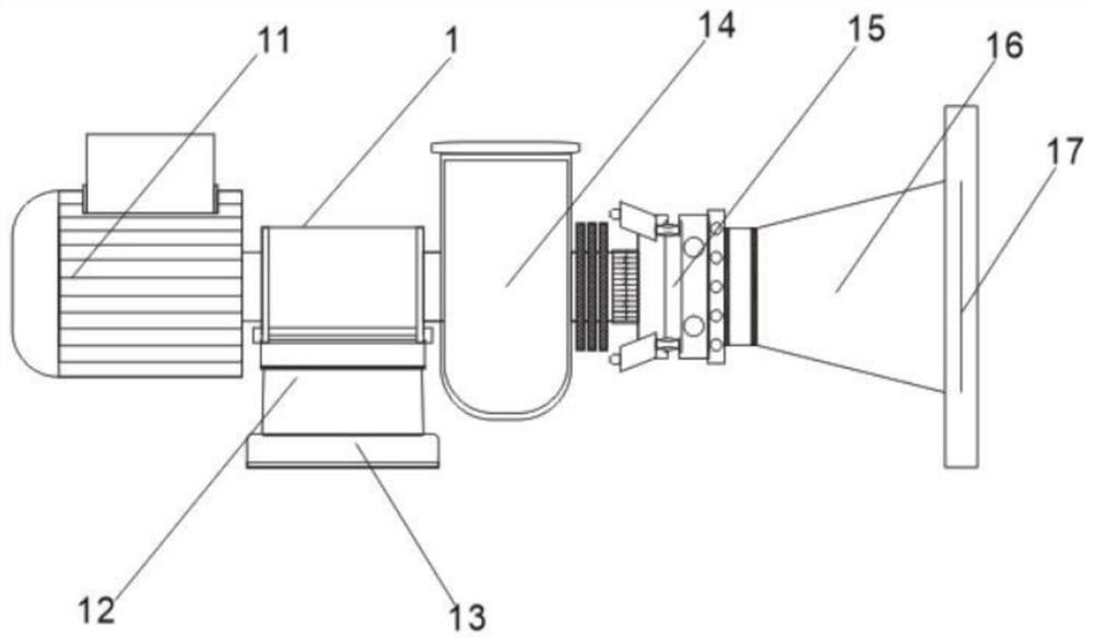 An eccentric block type asphalt old material screening machine