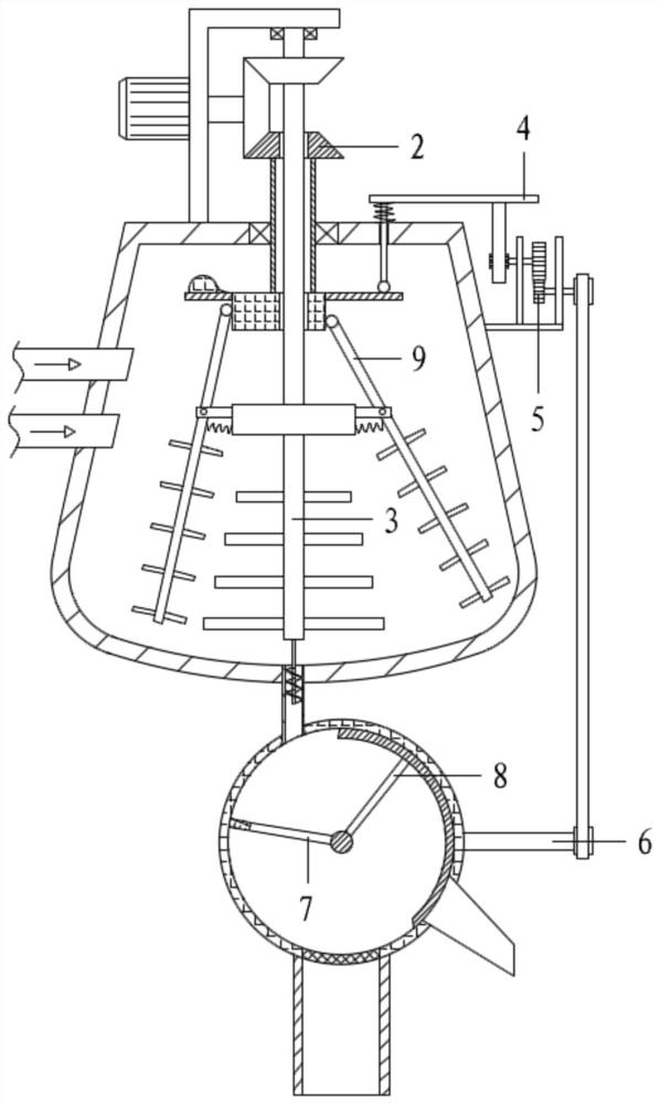 Sewage treatment device with automatic deslagging function