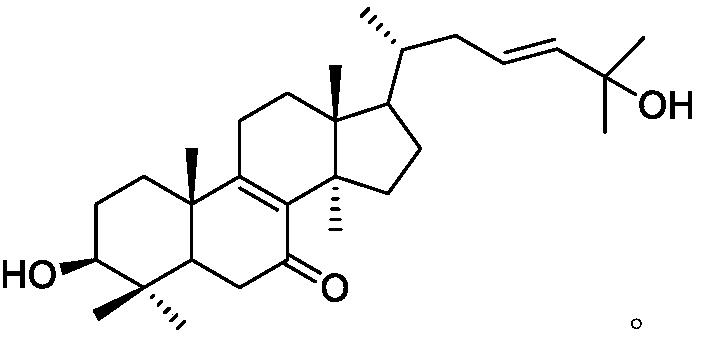 Application of lanostane-type triterpene