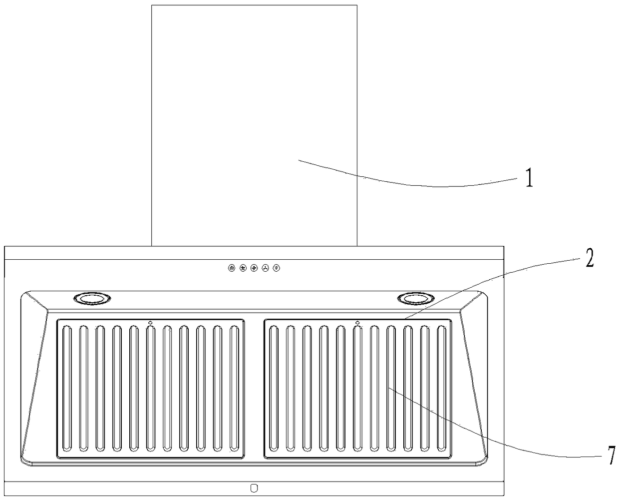 Filter screen assembly of extractor hood and extractor hood comprising same