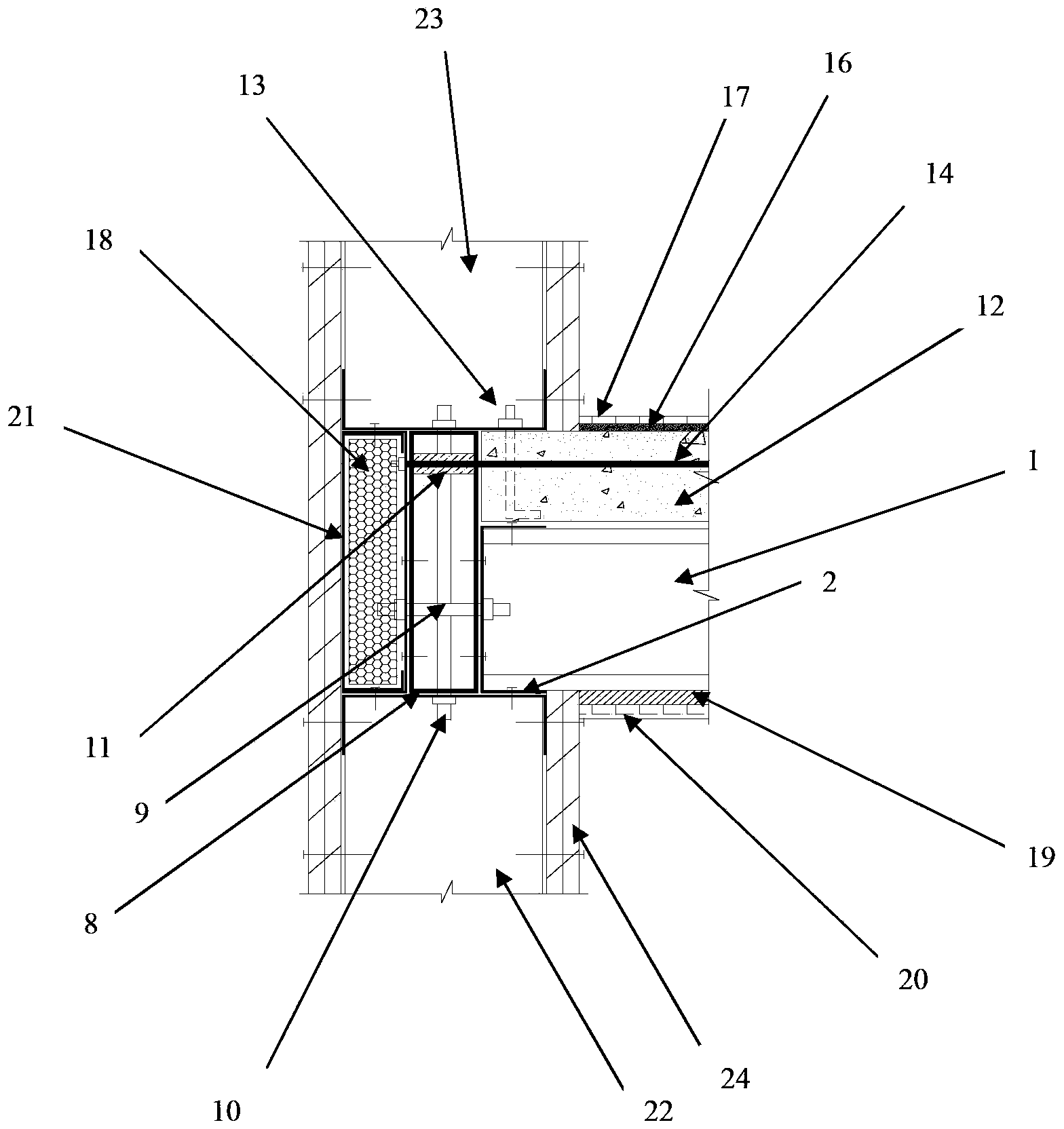 Prefabricating assembling type cold molding steel floor system and construction method thereof