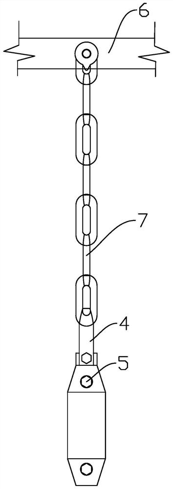 Firmly buckled cable hanging bracket