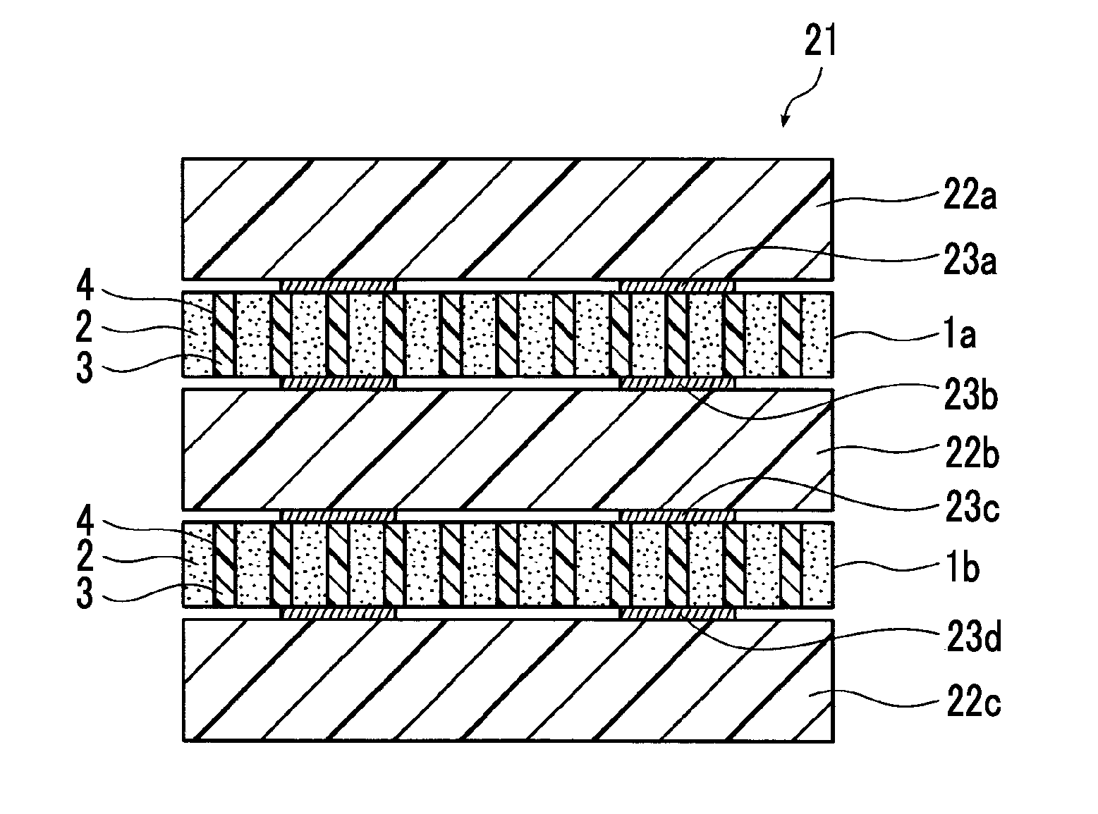 Microstructure, multilayer wiring board, semiconductor package and microstructure manufacturing method