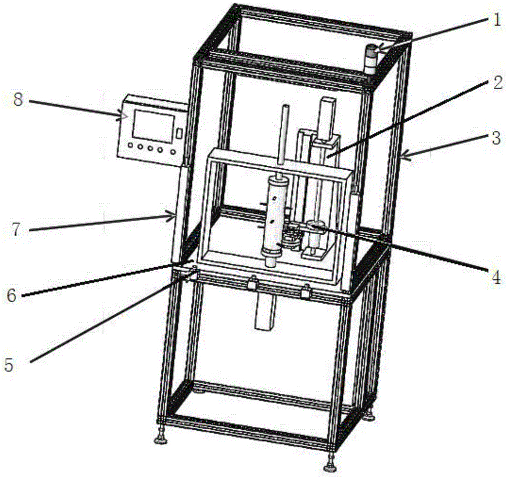 Glass fibre cloth winding machine for galvanic pile