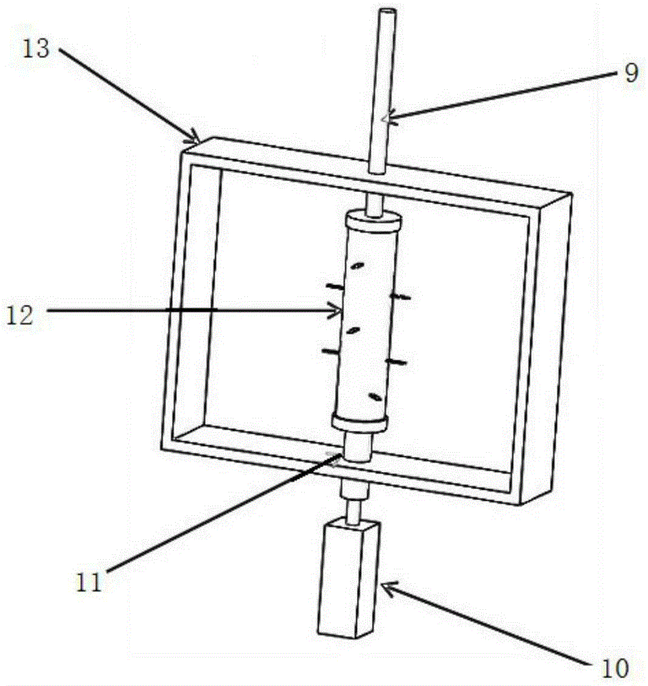 Glass fibre cloth winding machine for galvanic pile