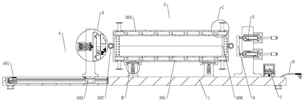 Automatic demolding equipment for casting high-temperature alloy bars