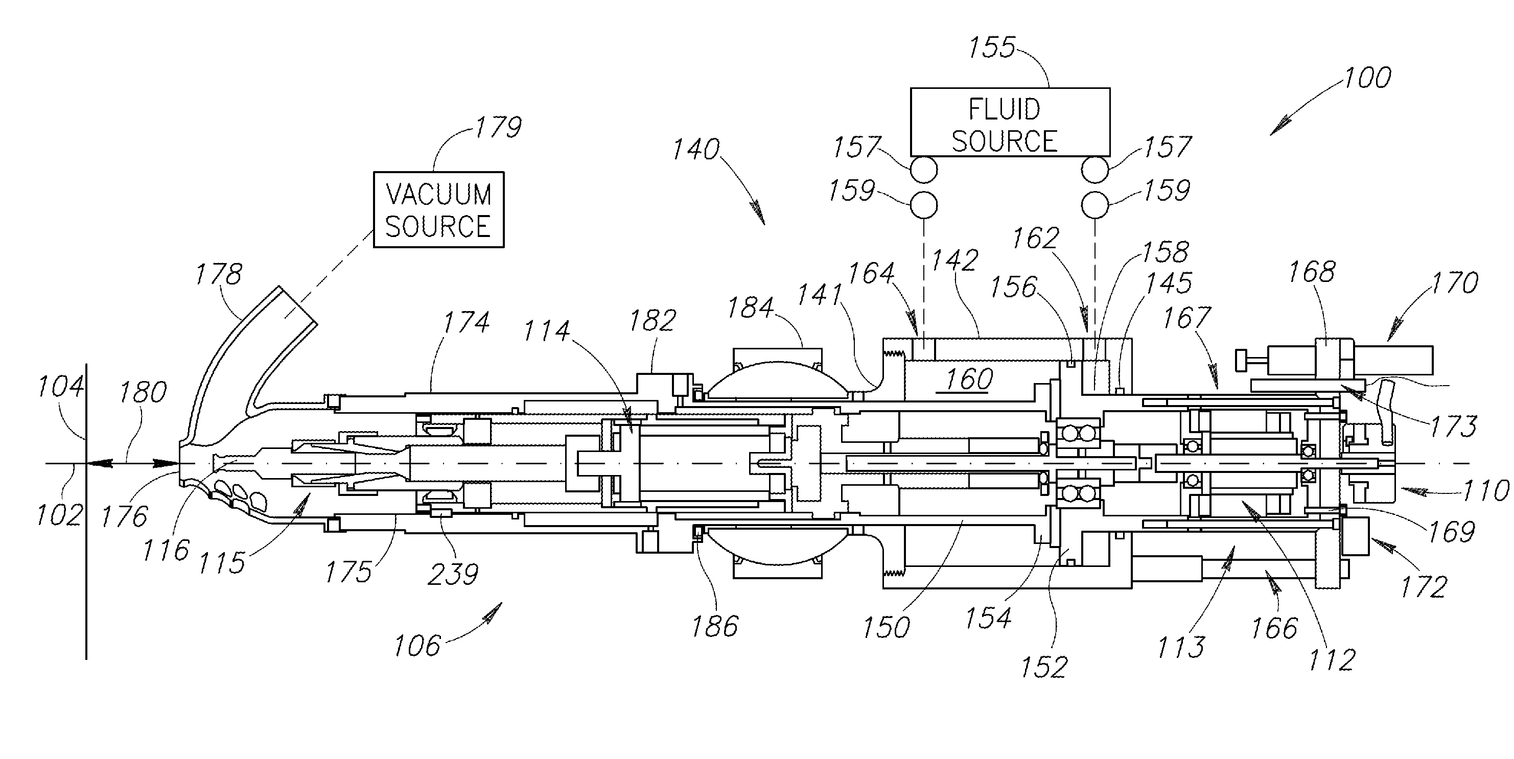 Concentric clamping for drill spindles