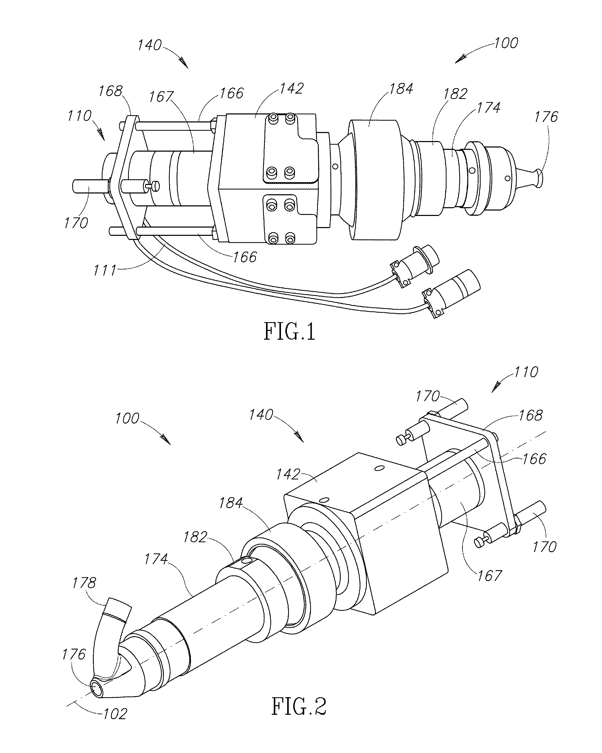 Concentric clamping for drill spindles