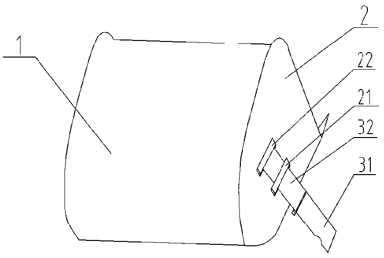 Excavator bucket with scraper