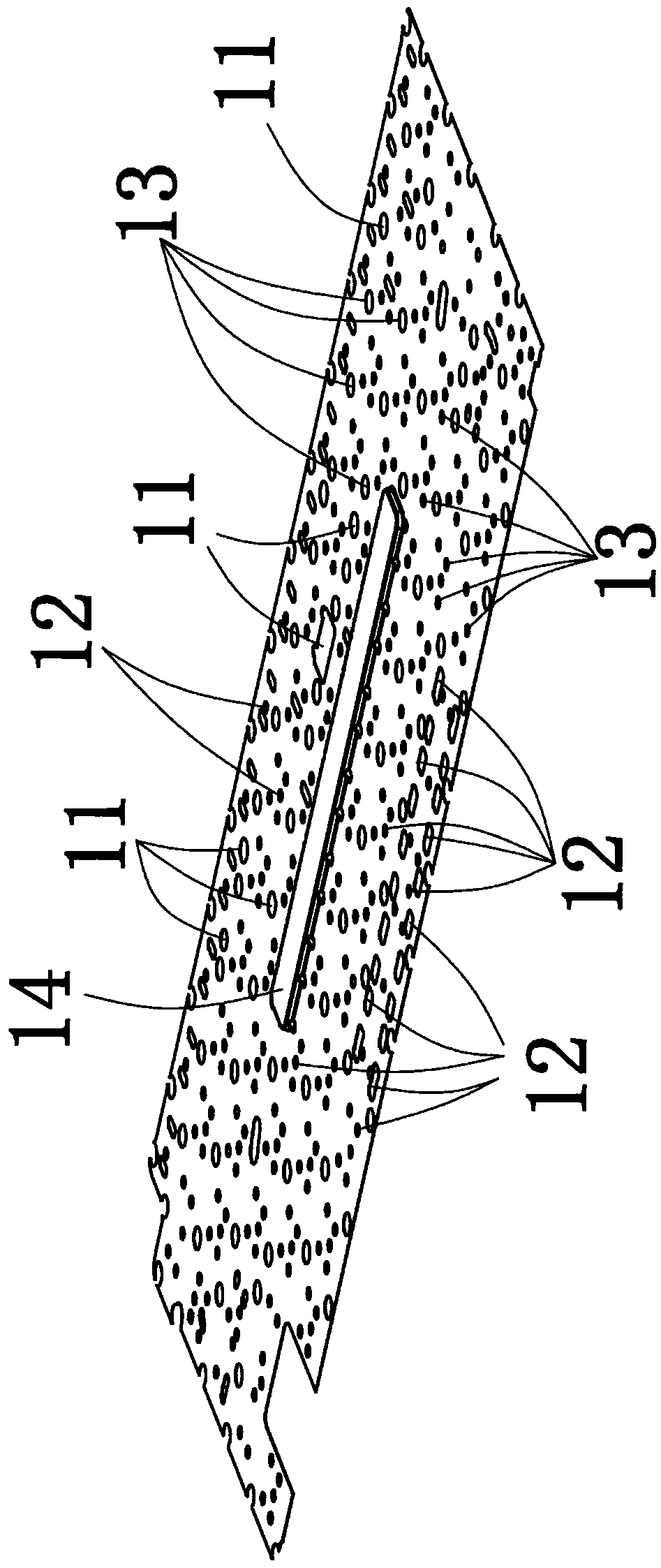 Ultra-thin anti-deformation multifunctional keyboard adhesive tape