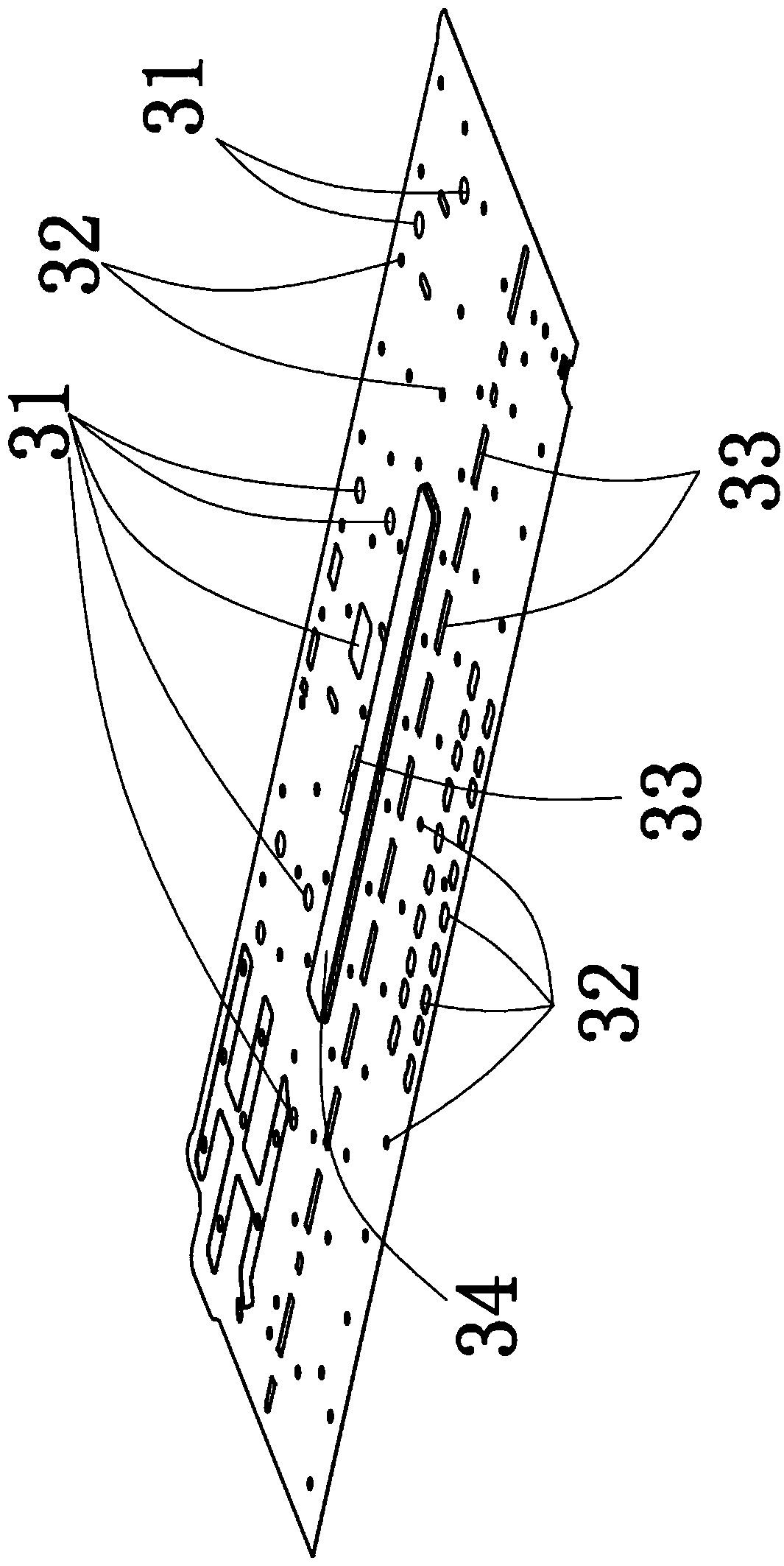 Ultra-thin anti-deformation multifunctional keyboard adhesive tape