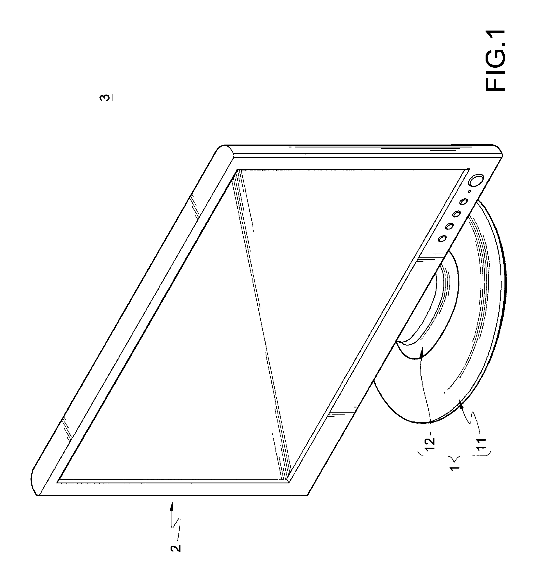 Liquid crystal display and base structure thereof