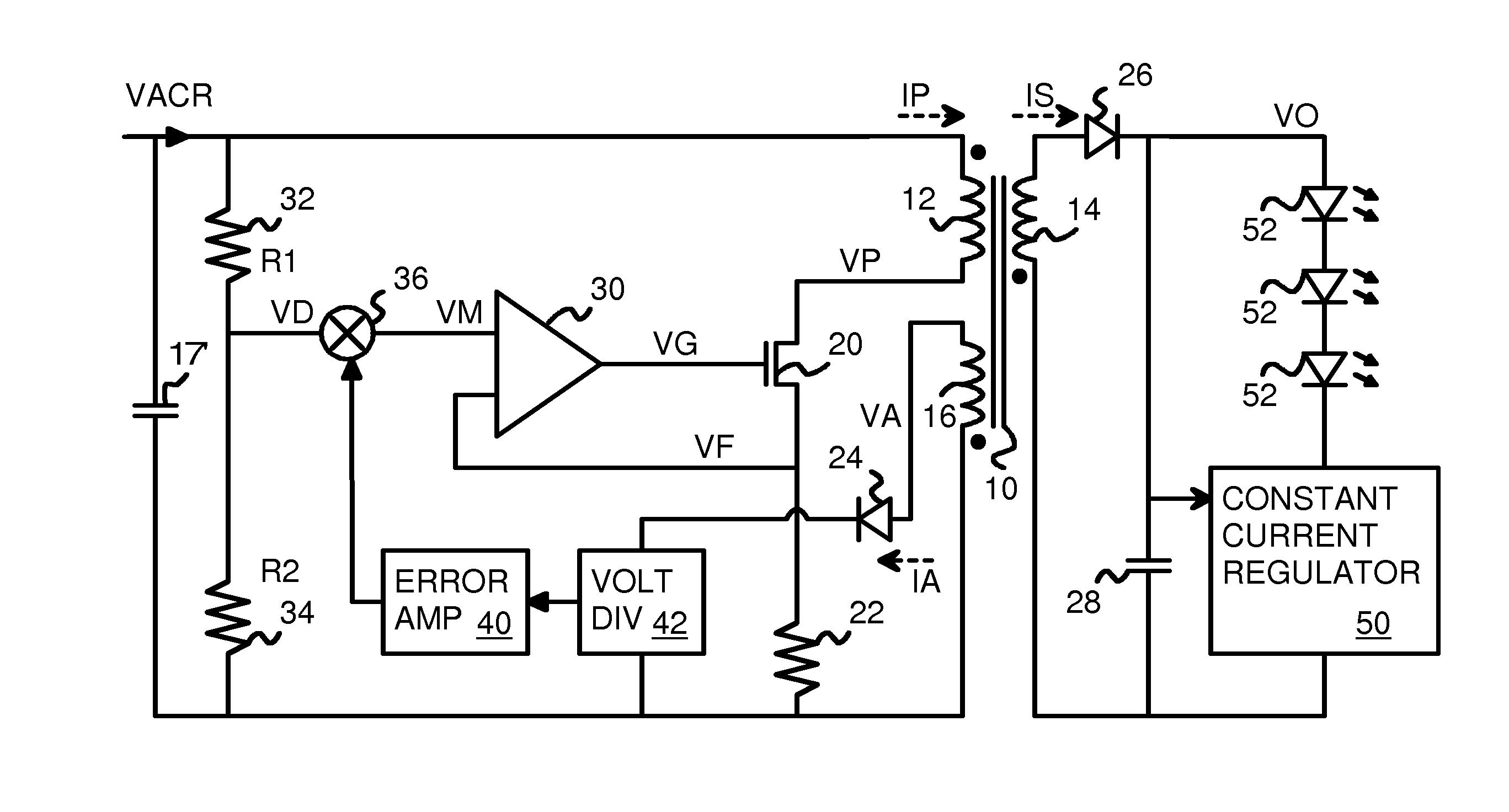 LED Driver with Small Output Ripple Without Requiring a High-Voltage Primary-Side Electrolytic Capacitor