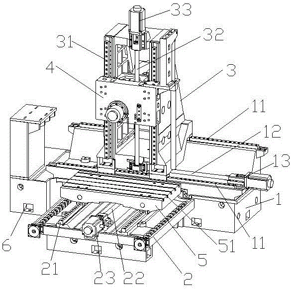 High-precision machining machine tool