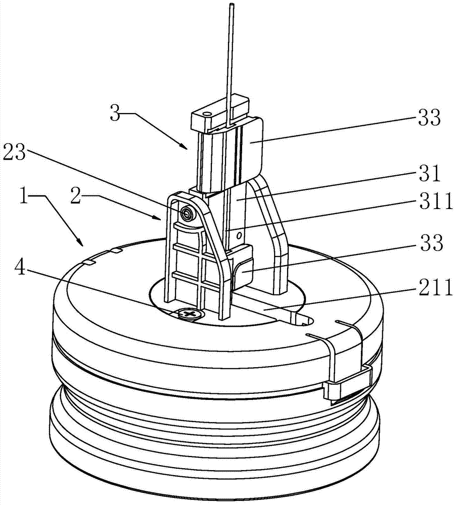 Optical fiber tapered grinder and grinding method thereof