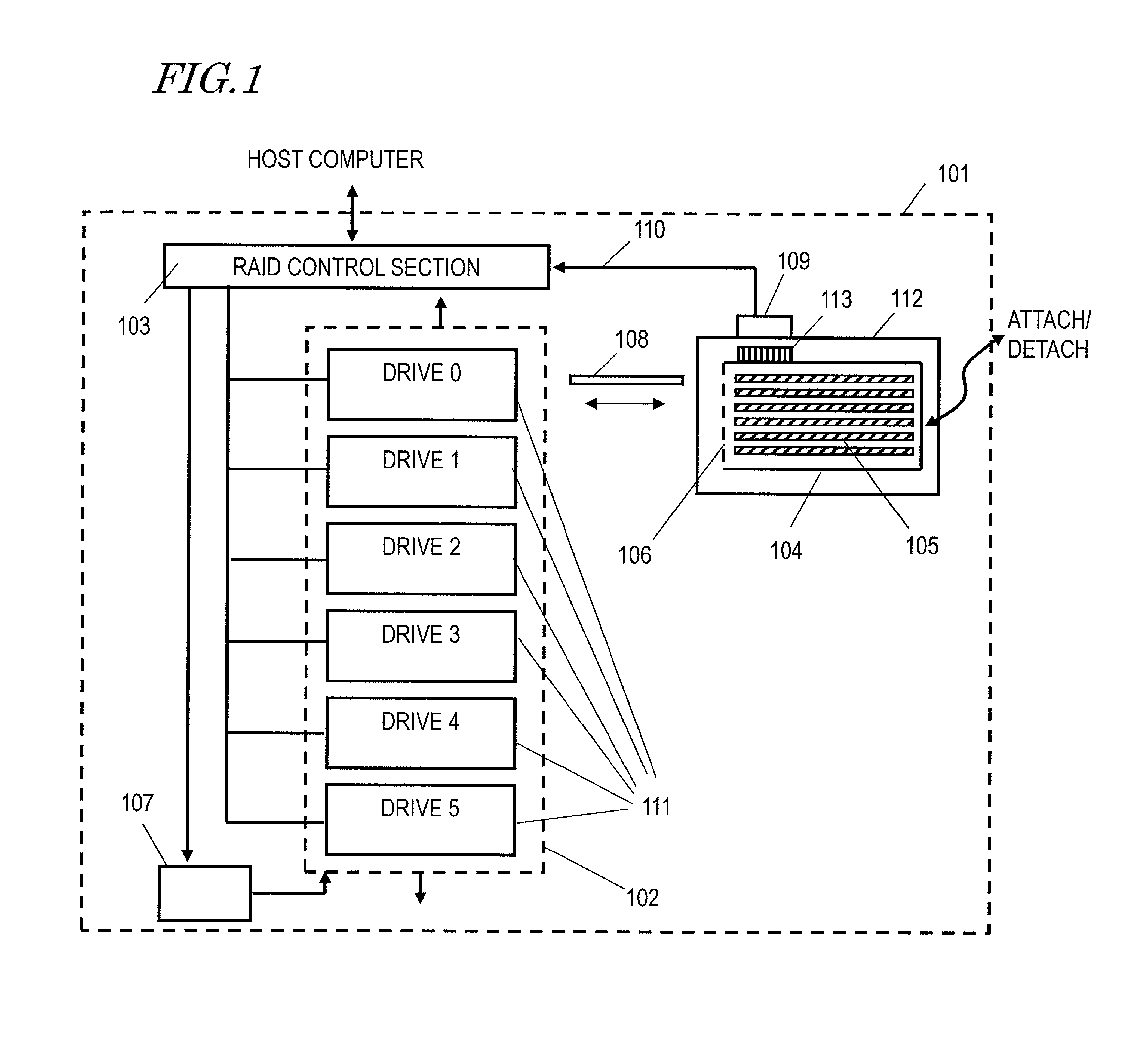 Storage device and storage method