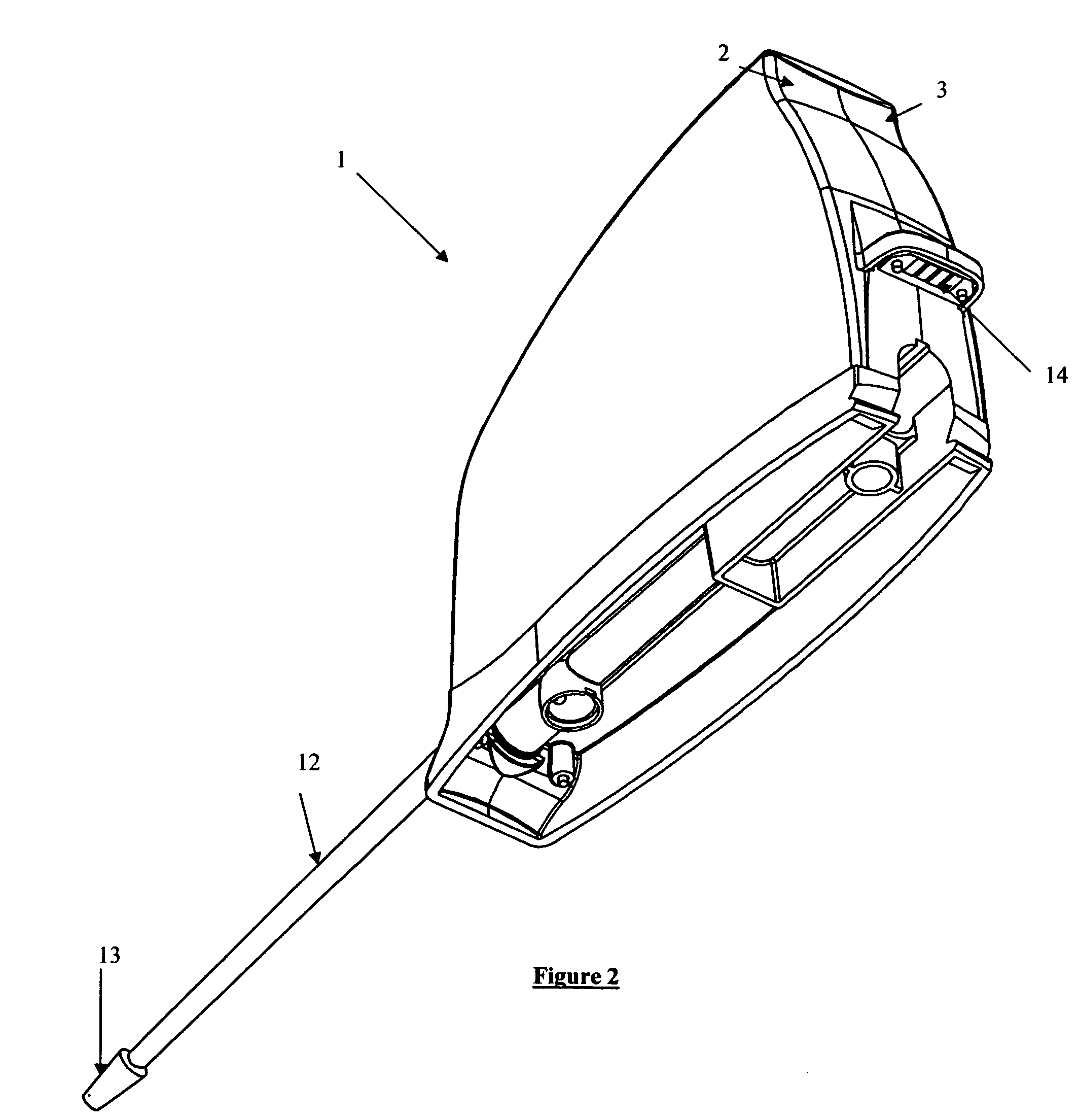 Apparatus for diagnostic testing and method