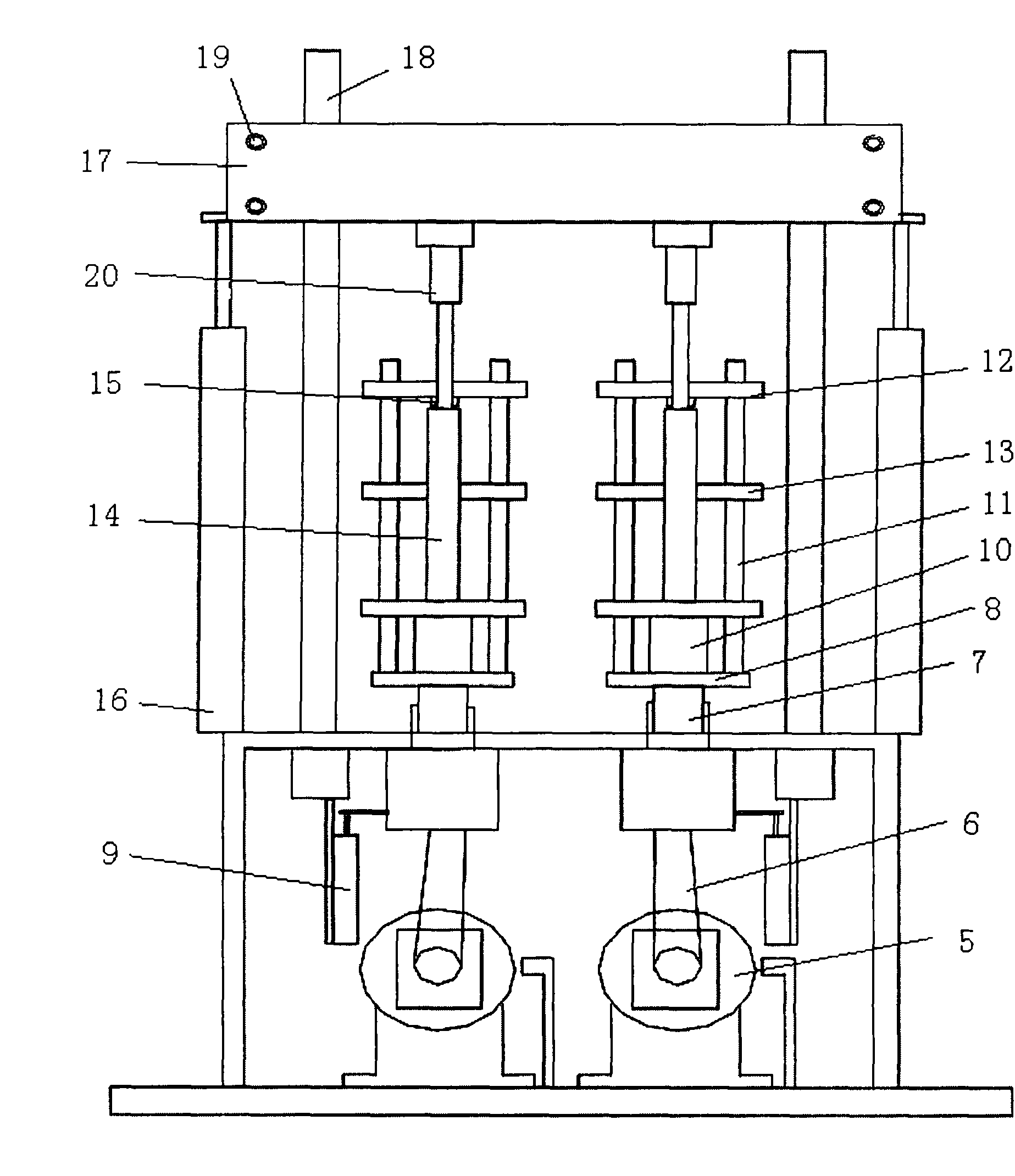 Double-station and multispeed indicator of vehicle damper