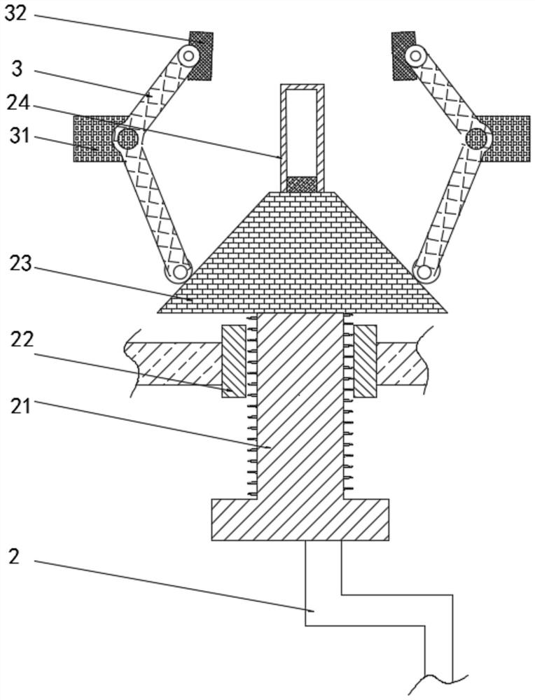 Steel structure punching auxiliary device capable of adjusting punching depth