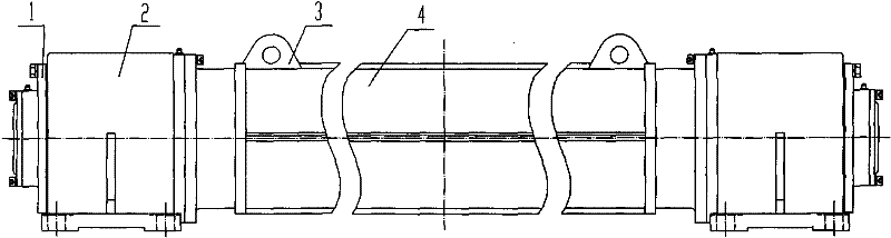 Three-joint three-phase asynchronous flame proof vibrating motor