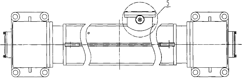 Three-joint three-phase asynchronous flame proof vibrating motor