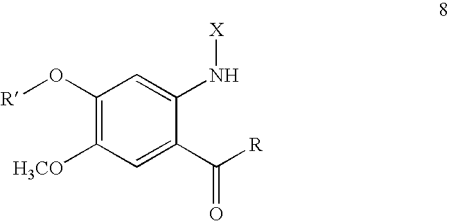 Substituted piperazine compounds of formula 8