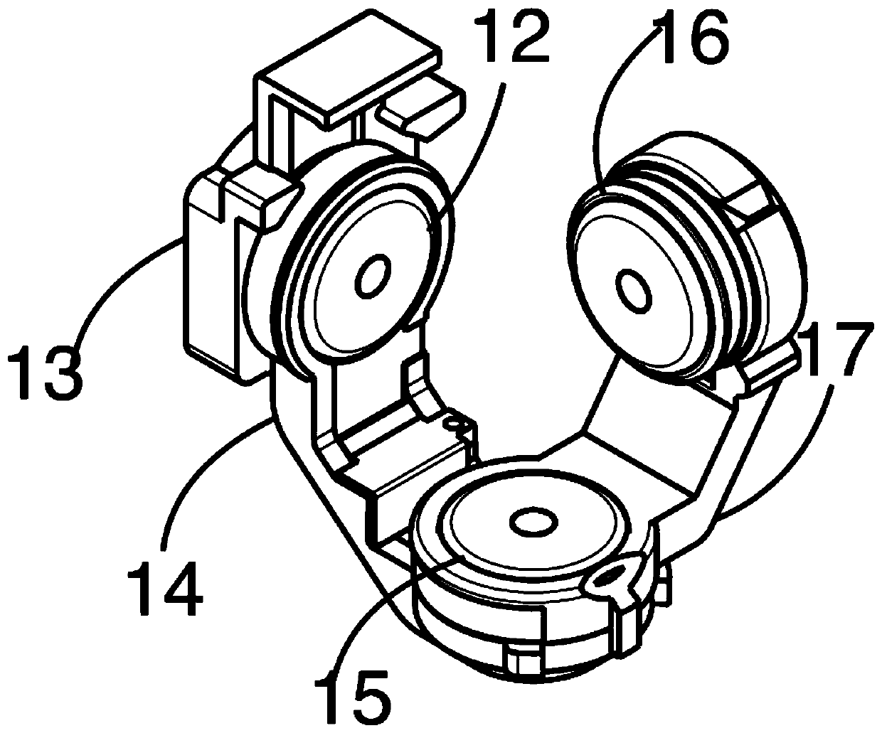 Site enforcement recorder with pan-tilt stabilizing function